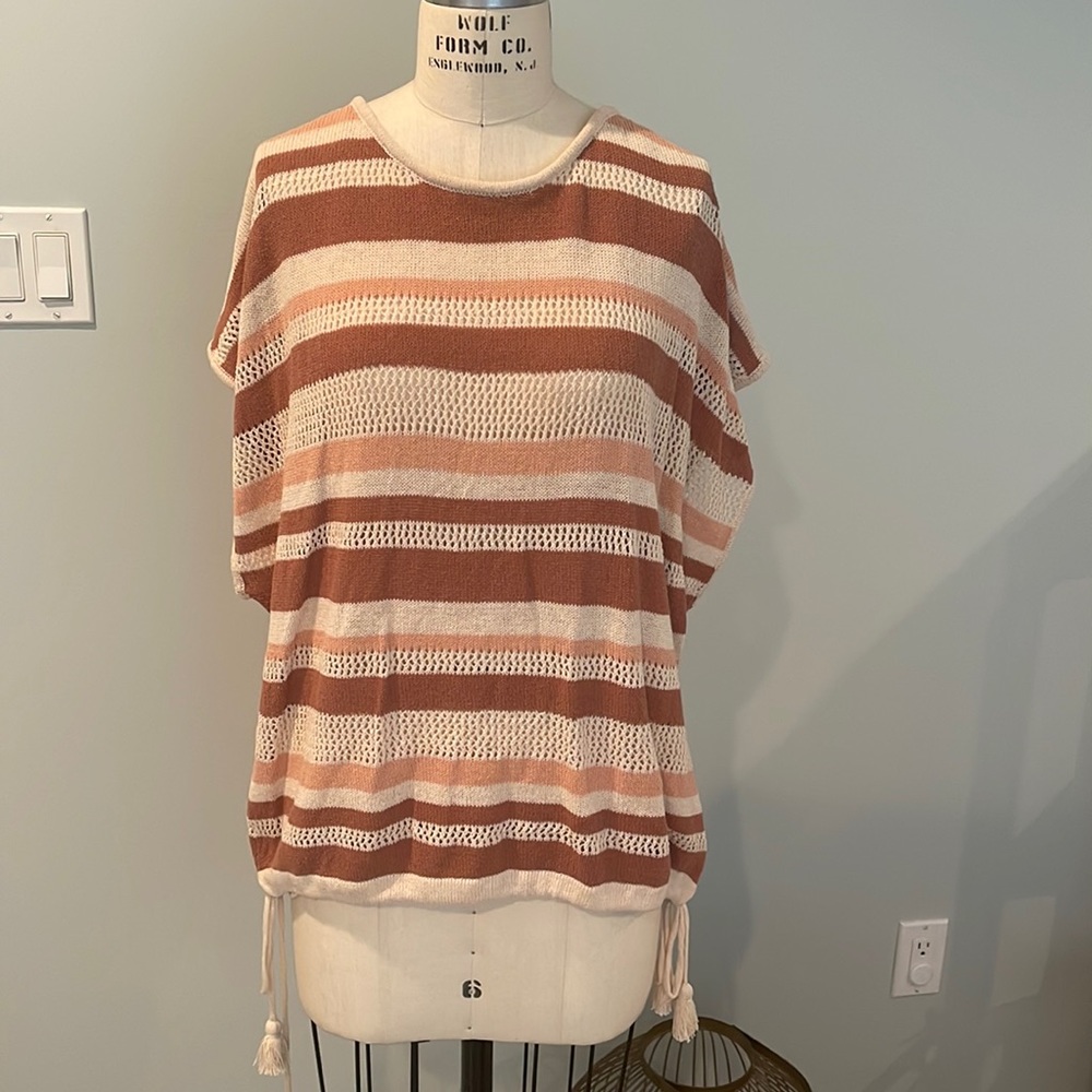 Women’s one size Anthropologie backless sweater